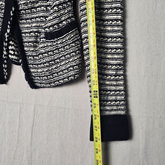 Matty M Women’s XS Striped Cardigan Snap Button Front Pockets Stretchy Knit - Picture 5 of 16